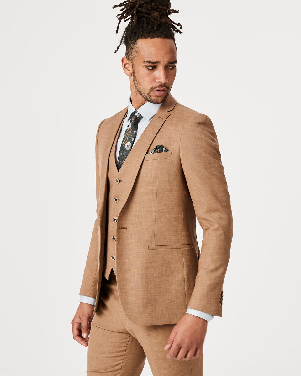 Alvi Suit Jacket, Camel, hi-res